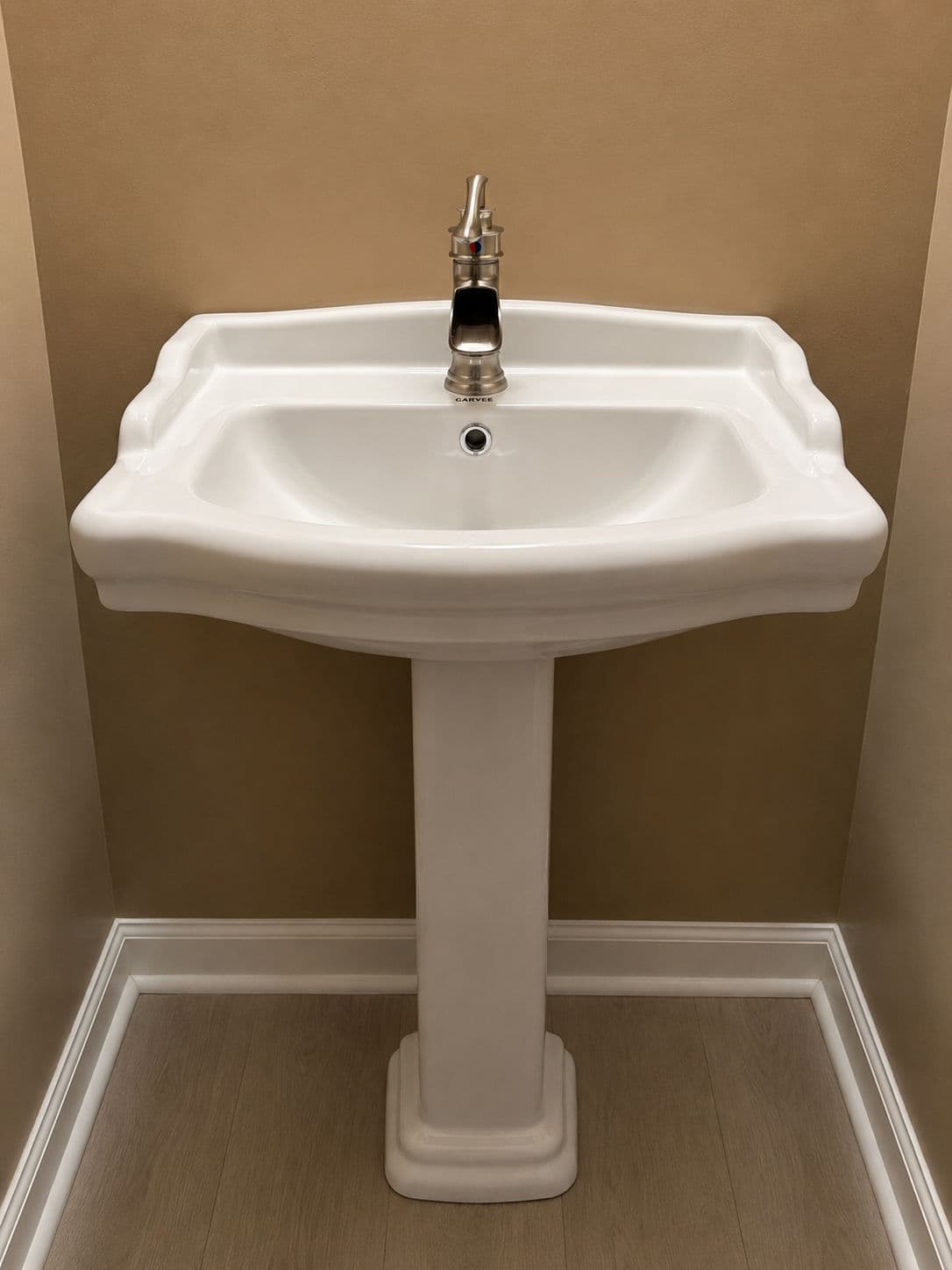 Pedestal Sink and Faucet Install That Makes a Real Difference image