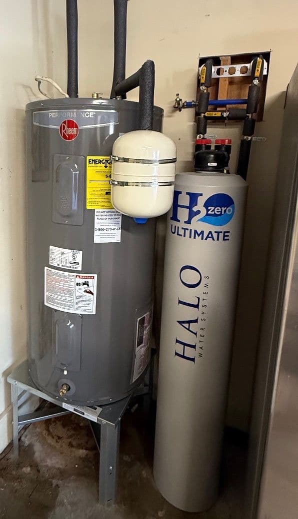 Gallery photos for New Water Heater and Halo Filtration System Installed: Image #1