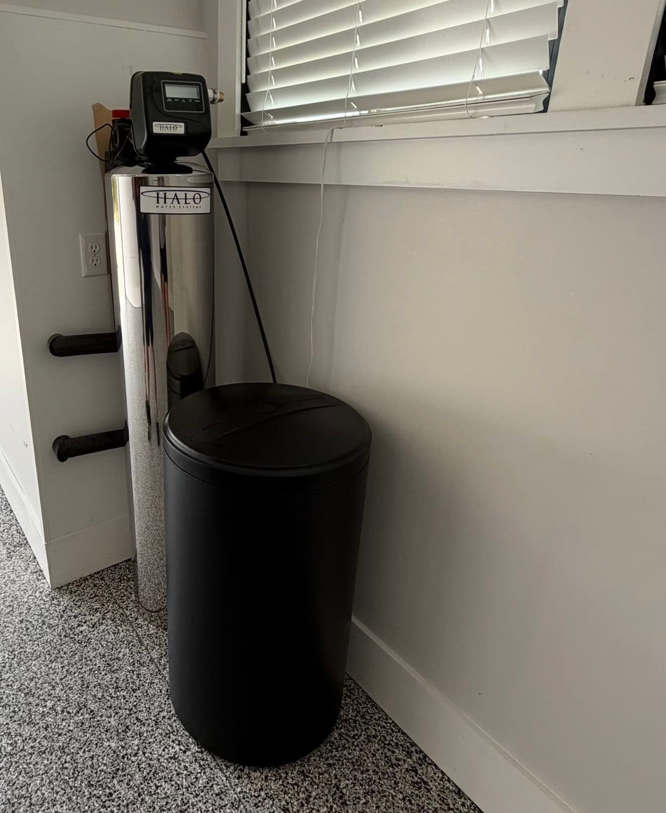 Old Water Softener Out, New HALO Unit In image