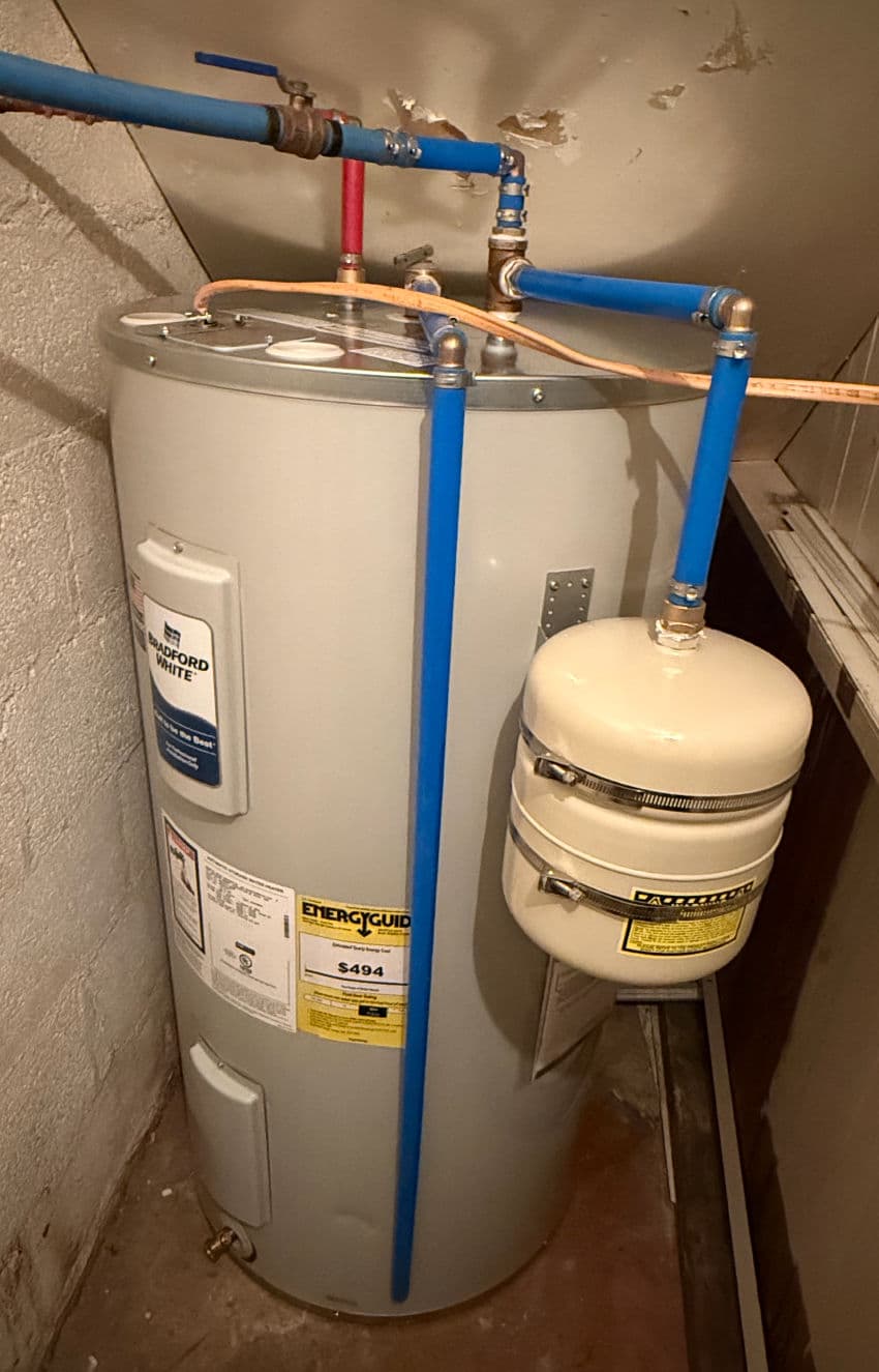 Old Water Heater Replaced With a Bradford White Unit image